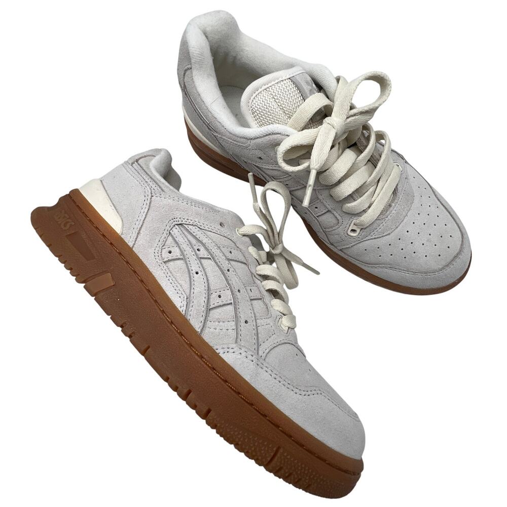 ASICS EX89 Low Top Basketball Sneakers White Men's Size 6.5 EU 39.5 Gummy Soles